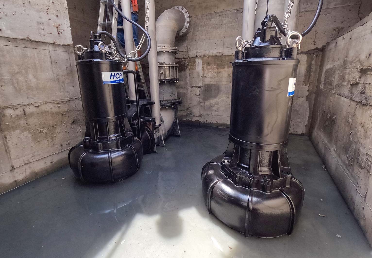 Flood Control Pumping Station in Kaohsiung, Taiwan Flood Control Pumping Station in Kaohsiung, Taiwan